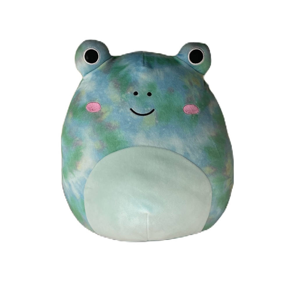 Squishmallow Ferdie Frog 12" Blue Green Tie Dye Plush Target Exclusive 2022